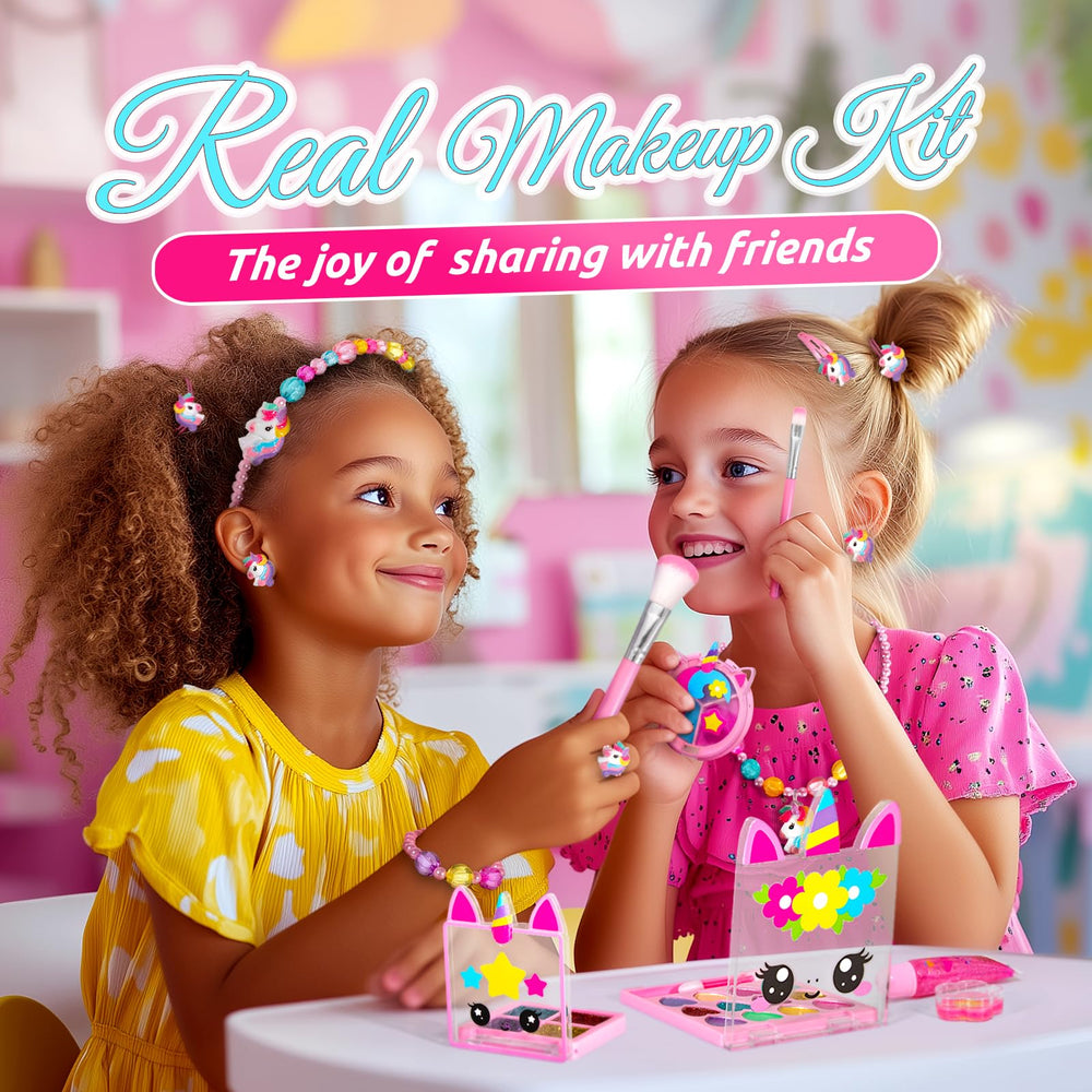 ULOVEME dress-up play scene featuring heart purse and unicorn-inspired looks.