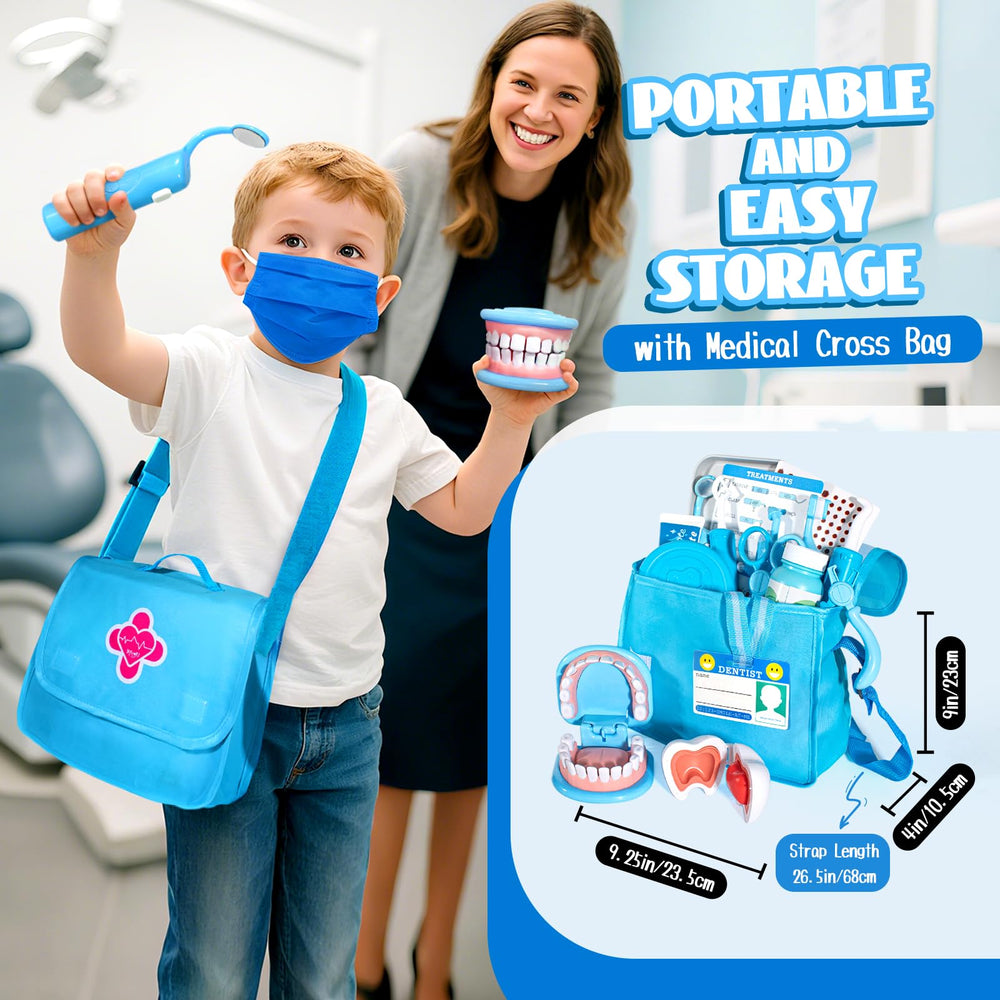 ULOVEME light-up dental mirror adds fun lighting for pretend exams.
