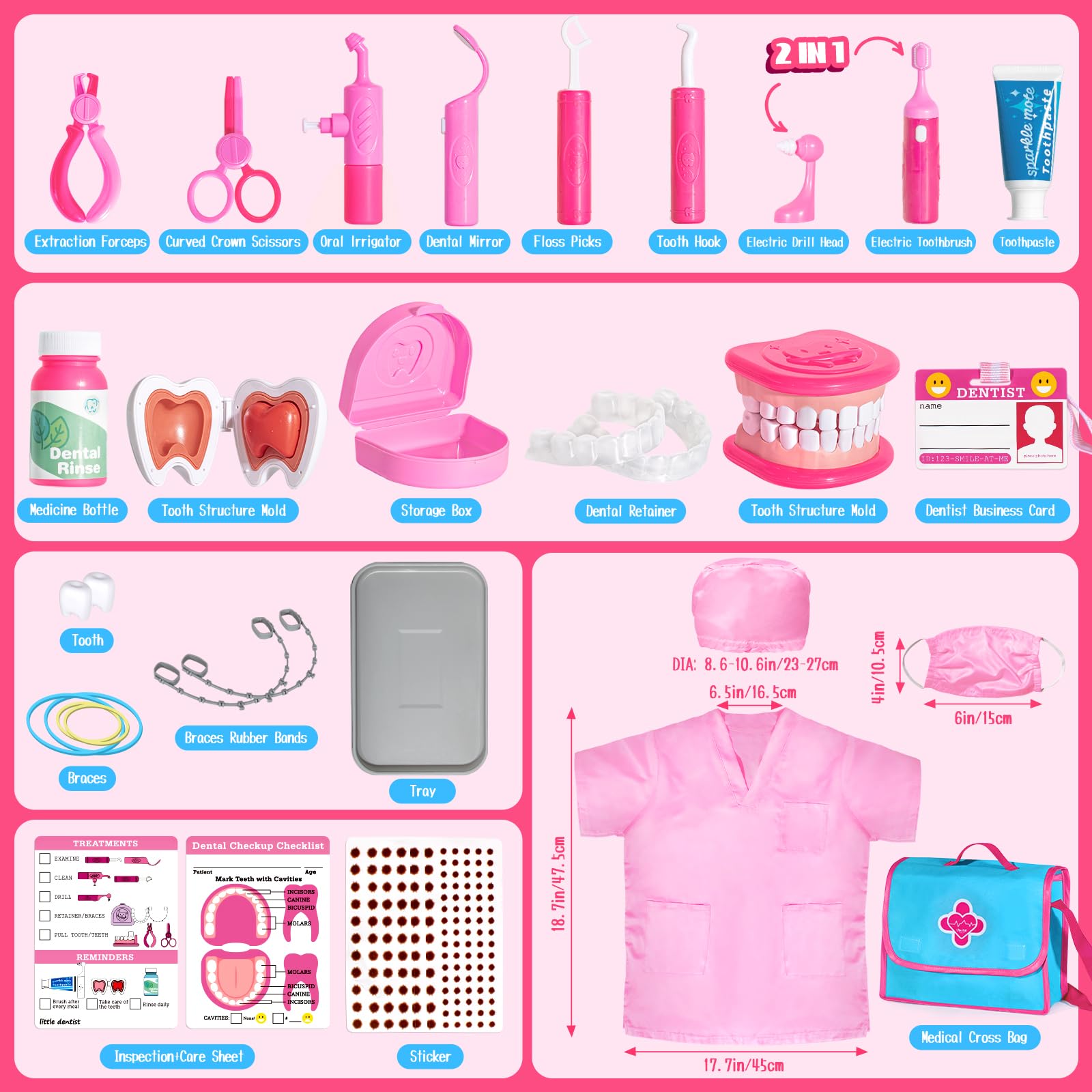ULOVE ME Pink kit designed with smooth edges for safe play