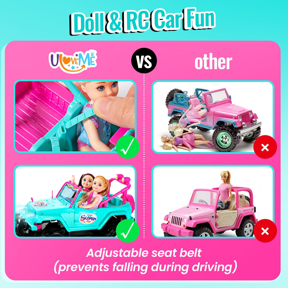 ULOVEME RC Cars 2.4GHz connection enables interference-free multi-car play.