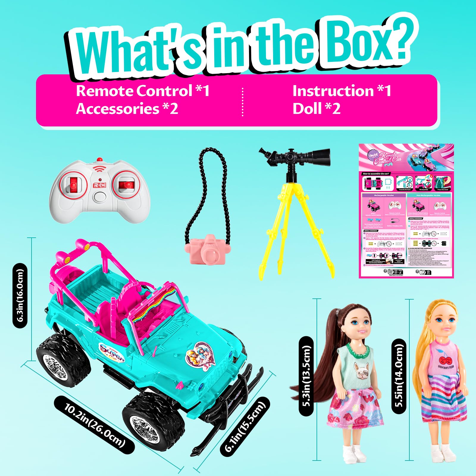 ULOVEME RC Cars gift-ready packaging ideal for birthdays and holidays.