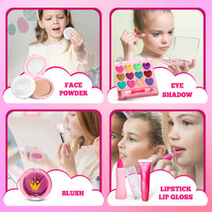ULOVEME Umicorn palette closeup demonstrates vibrant pigments safe for young skin