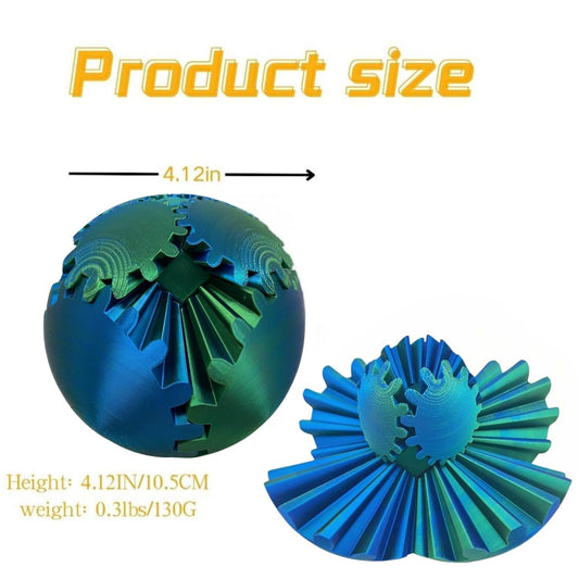 ULTHOOL Gear Sphere fidget toy offering tactile stimulation for focus during tasks