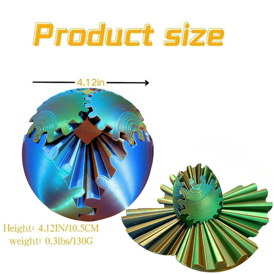 ULTHOOL Gear Sphere texture closeup highlights durable 3D print with satisfying grip during use.