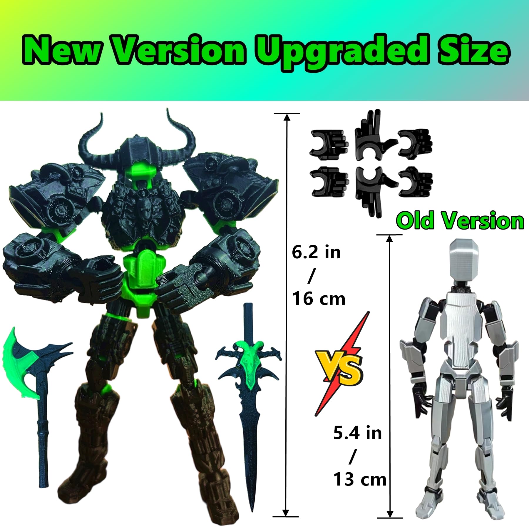 ULTHOOL Titan 13 full articulation joints enable dynamic posing