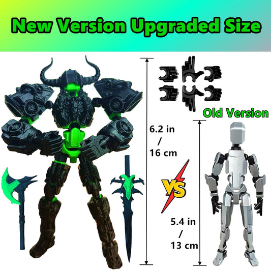 ULTHOOL Titan 13 full articulation joints enable dynamic posing