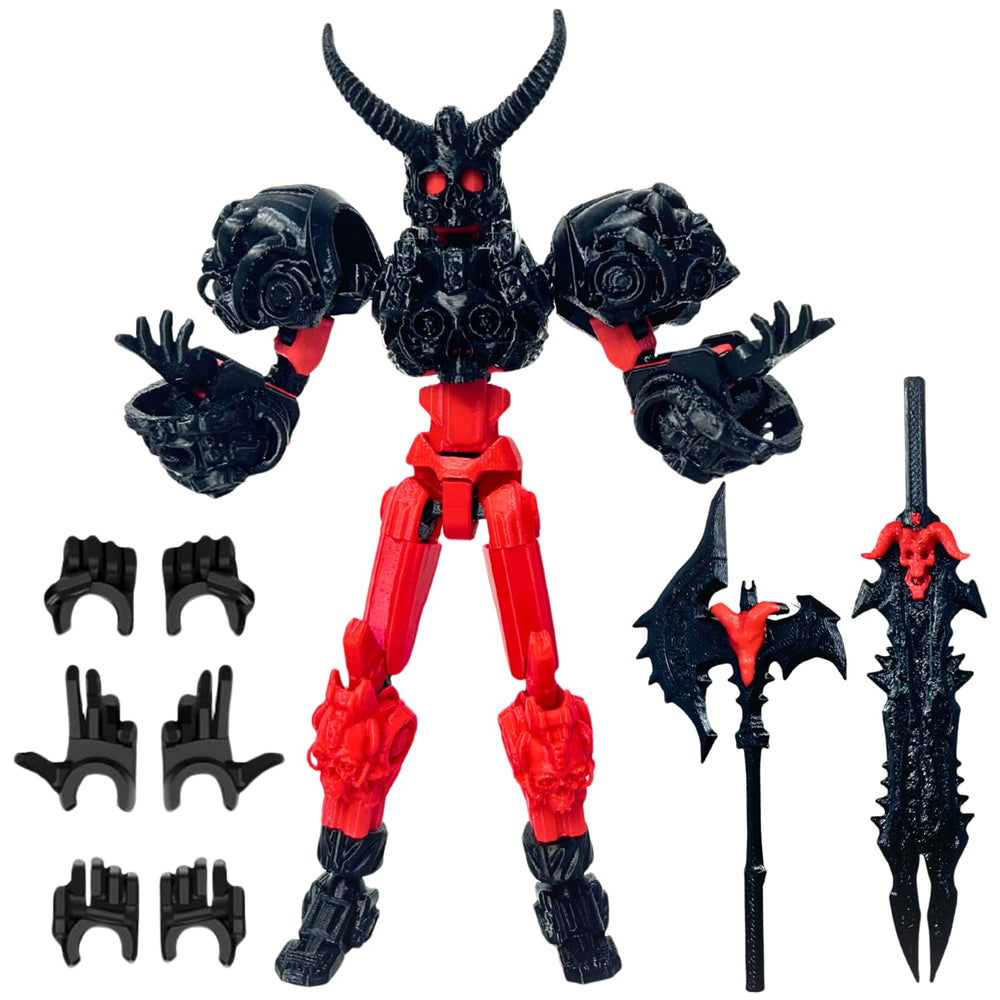 ULTHOOL Titan 13 fully articulated joints enable dynamic poses and display.