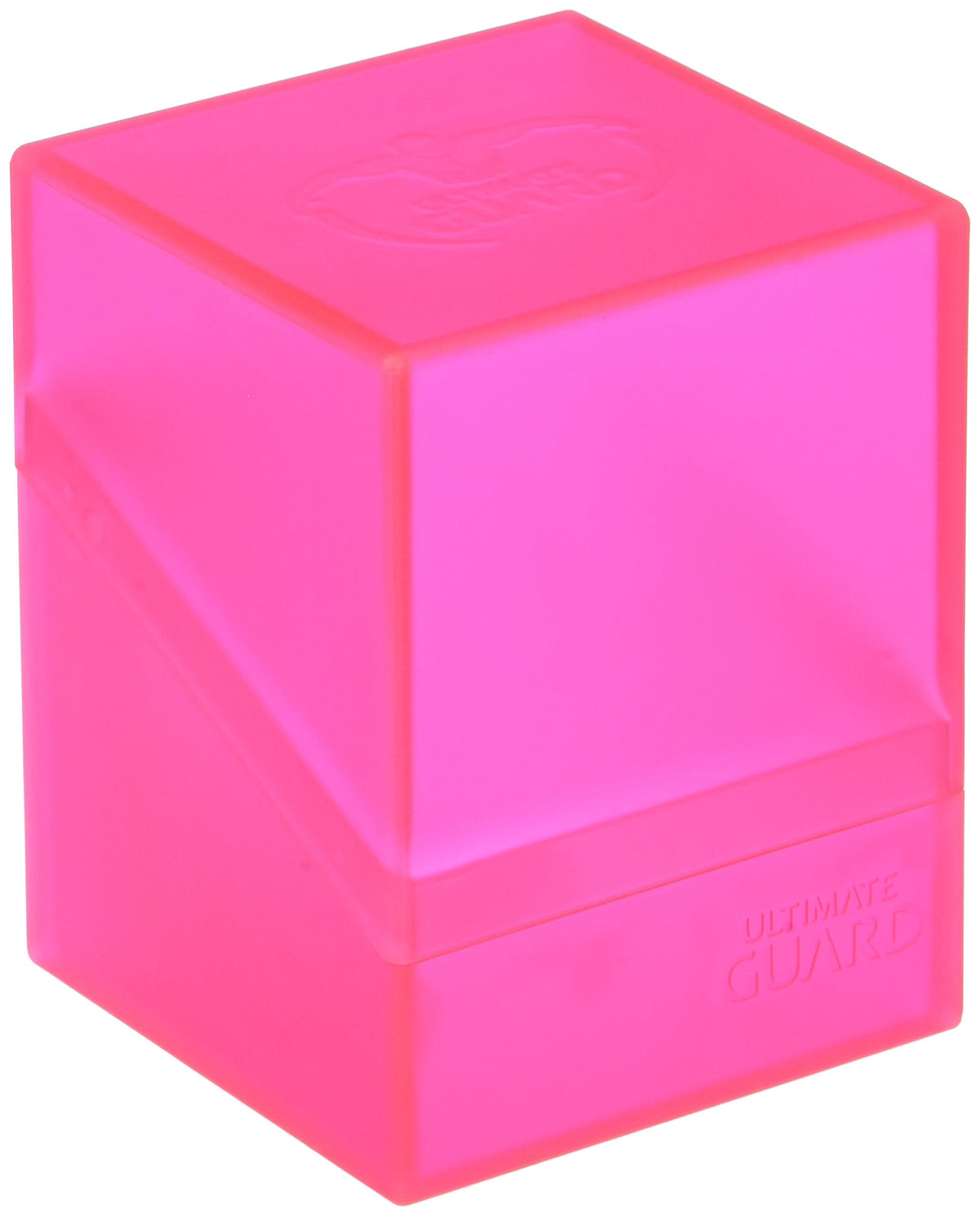 Ultimate Guard Boulder deck case in rhodonite protects 100 double-sleeved cards