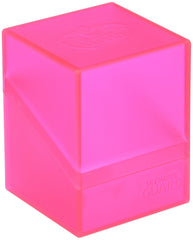 Ultimate Guard Boulder deck case in rhodonite protects 100 double-sleeved cards