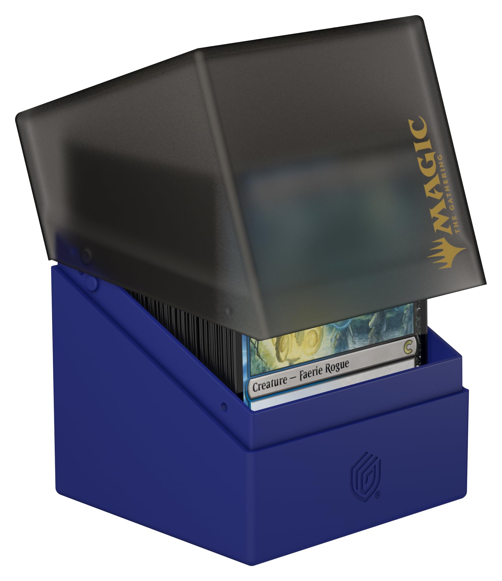 Interior capacity demonstrates space for 100 double-sleeved or 120 single-sleeved cards