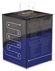 Travel-friendly box for organized deck storage on the go