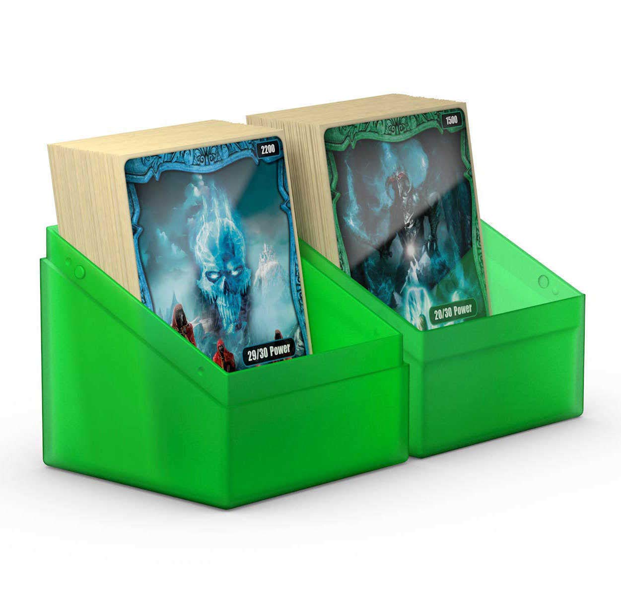 Ultimate Guard Boulder Emerald deck case, holds 100 double-sleeved cards securely.