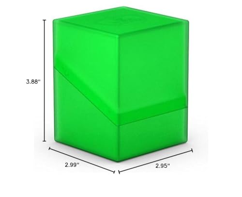 Ultimate Guard Boulder Emerald deck case, designed to interlock with other cases.