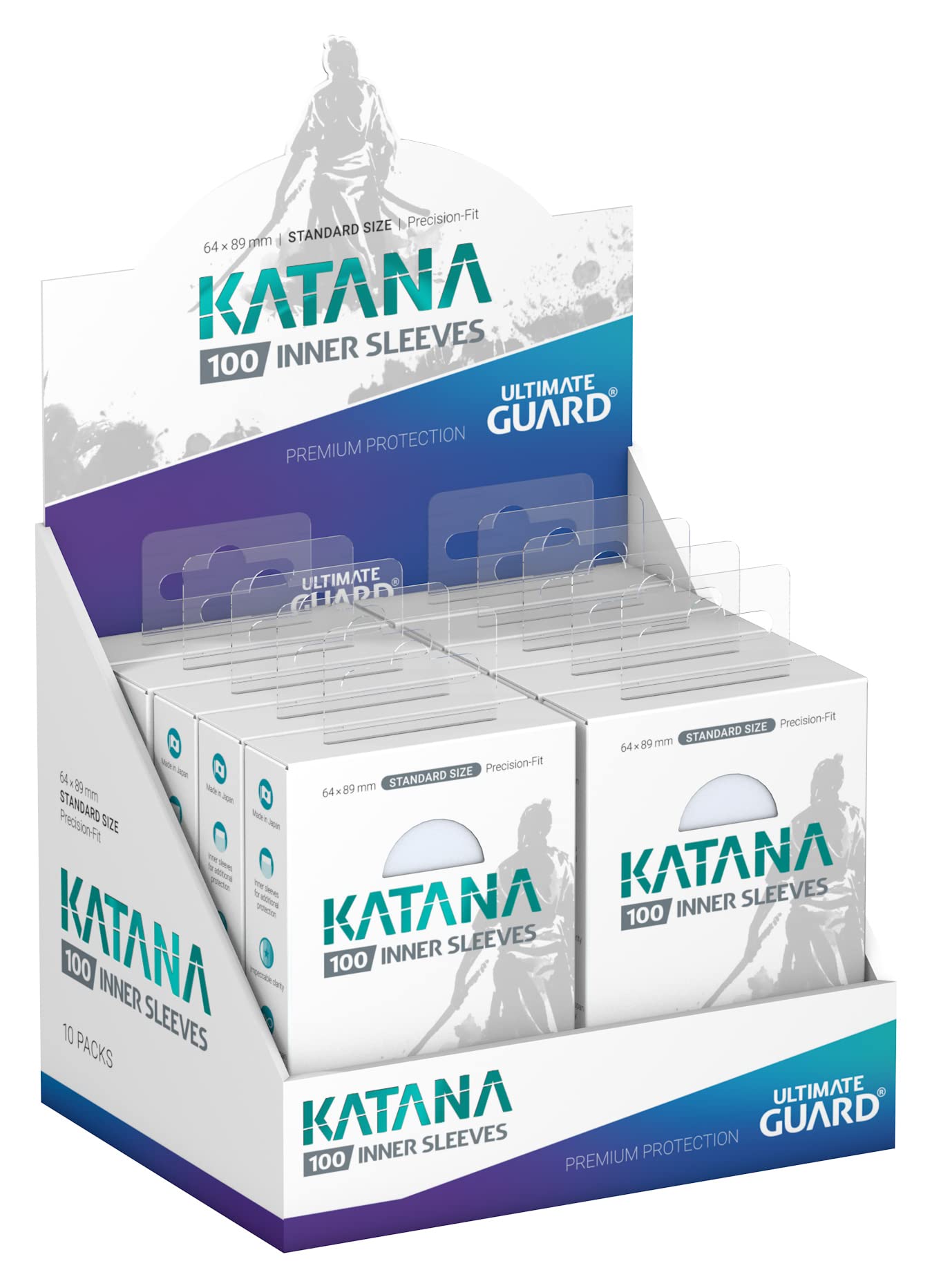 Ultimate Guard Katana inner sleeves made in Japan ensure premium crafting and durability