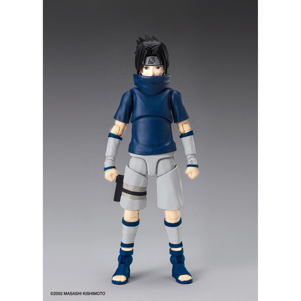 Ultimate Legends Sasuke Young 5inch figure front view highlights accurate sculpt.