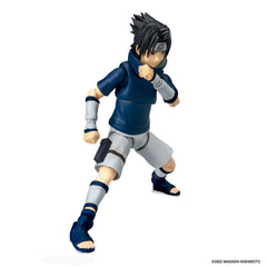 Ultimate Legends Sasuke Young 5inch figure packaging art signals premium presentation.