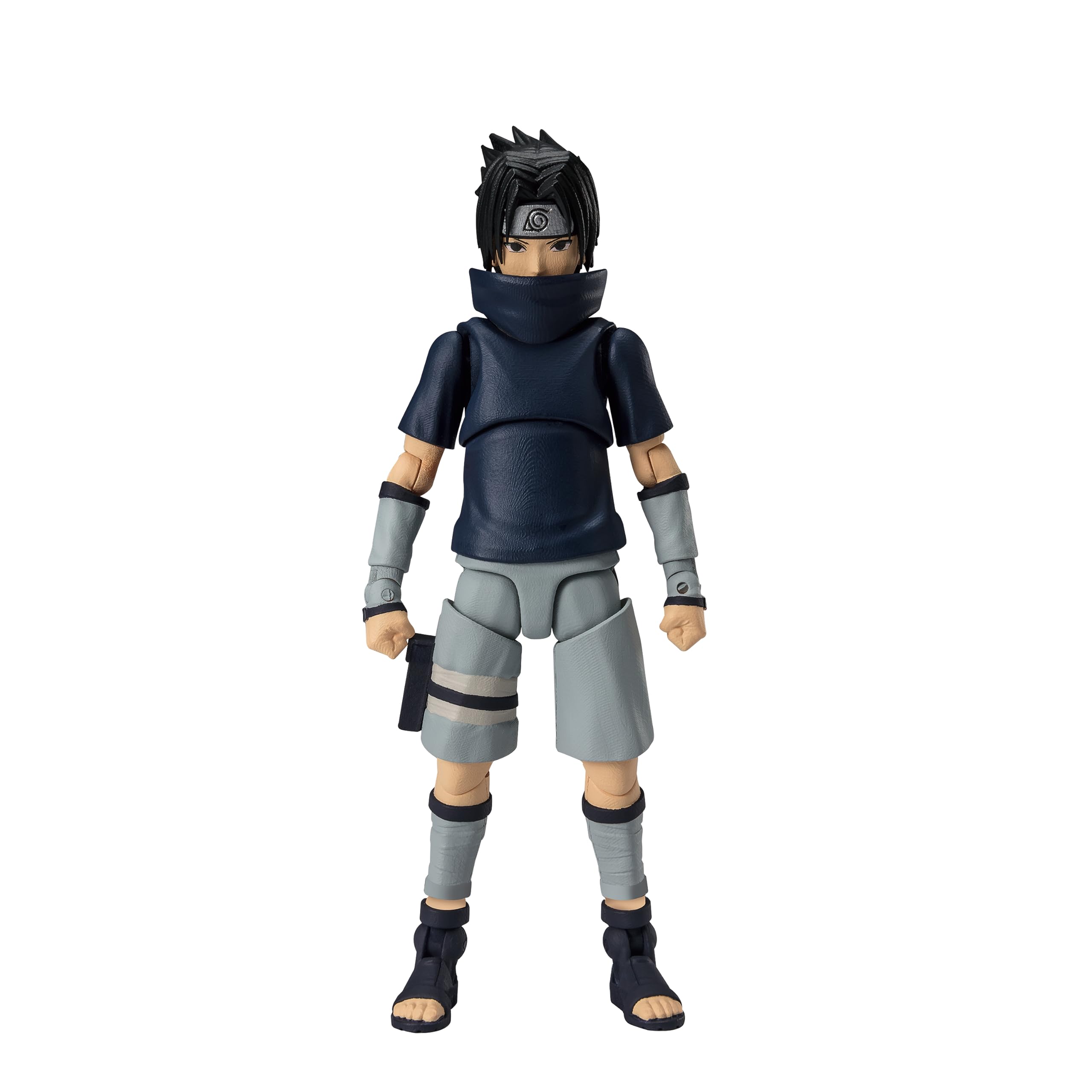 Ultimate Legends Sasuke Young 5inch figure pose shows dynamic articulation for display.