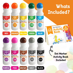 Ultimate Stationery bingo daubers with easy grip support little hands during painting.