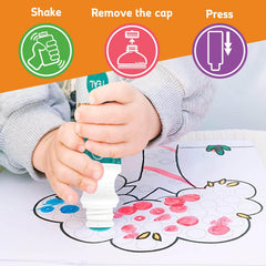Ultimate Stationery dot coloring supports color recognition and early fine motor skills.