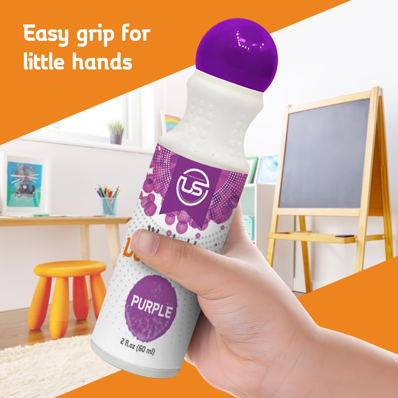 Ultimate Stationery no mess design reduces cleanup after playtime art.