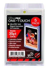 Ultra PRO 35-Point One-Touch Magnetic Card Holder front view showing sturdy protection.