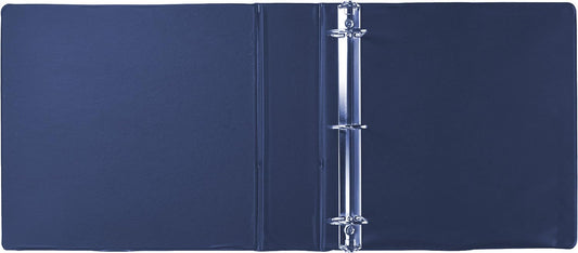Ultra Pro 3in Blue Collectors Album with reinforced d-ring for easy page loading.