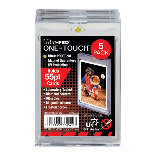 Ultra Pro 55PT UV One-Touch Holder for display with UV protection and premium presentation