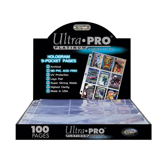 Ultra Pro pages in a binder ready to organize a growing card collection.