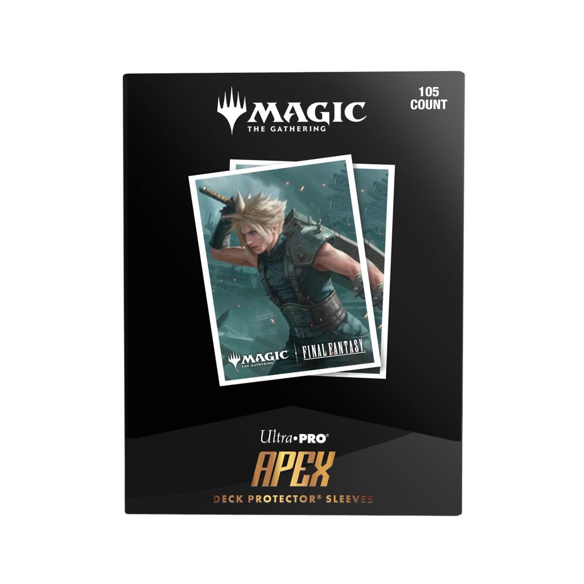 Ultra PRO APEX sleeve gloss front highlights foil cards