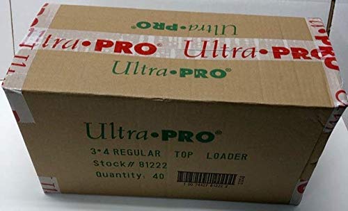 Ultra Pro clear top loader pack arranged for card protection during storage and travel.