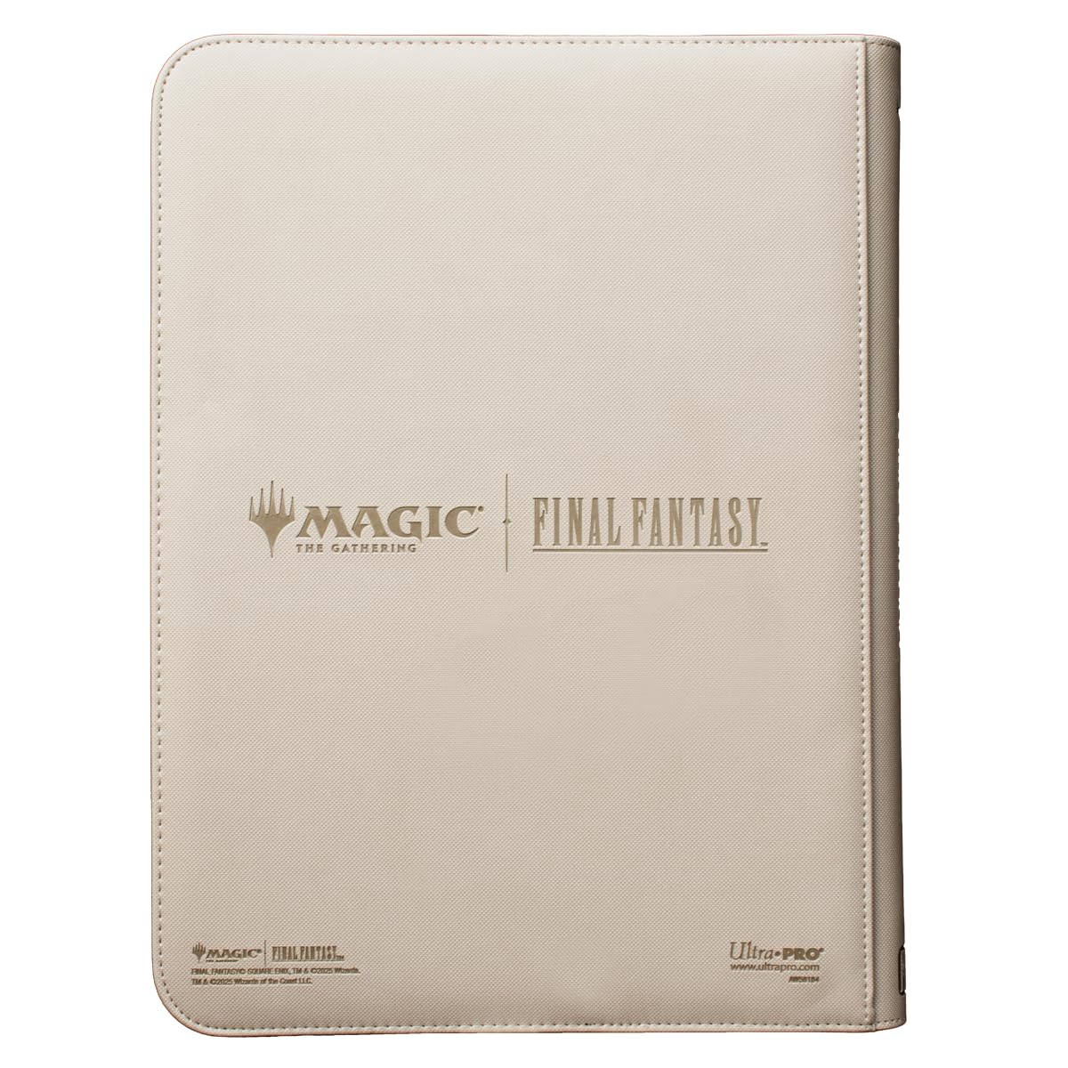 Ultra PRO Cloud Ex-SOLDIER artwork binder close-up showing collectible design and zippered protection.