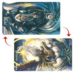 Ultra PRO Final Fantasy X playmat side A featuring Sephiroth A+B art, smooth card handling.