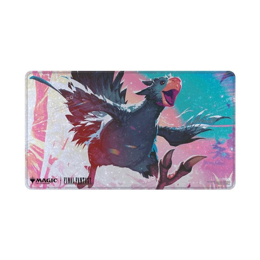 Ultra Pro Final Fantasy holofoil playmat with Traveling Chocobo for MTG and desk use