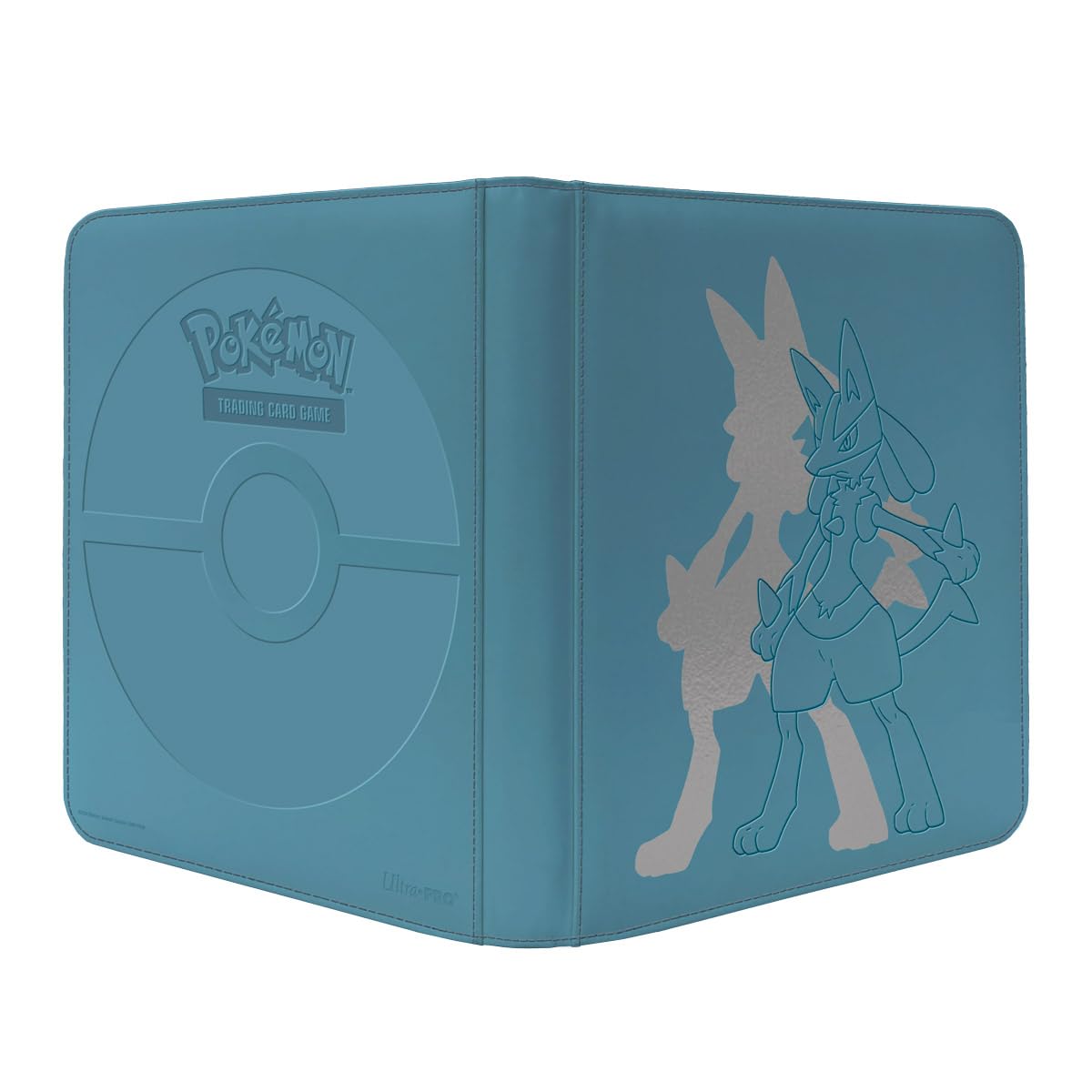 Ultra Pro Lucario 12-pocket binder front view with padded protection for cards