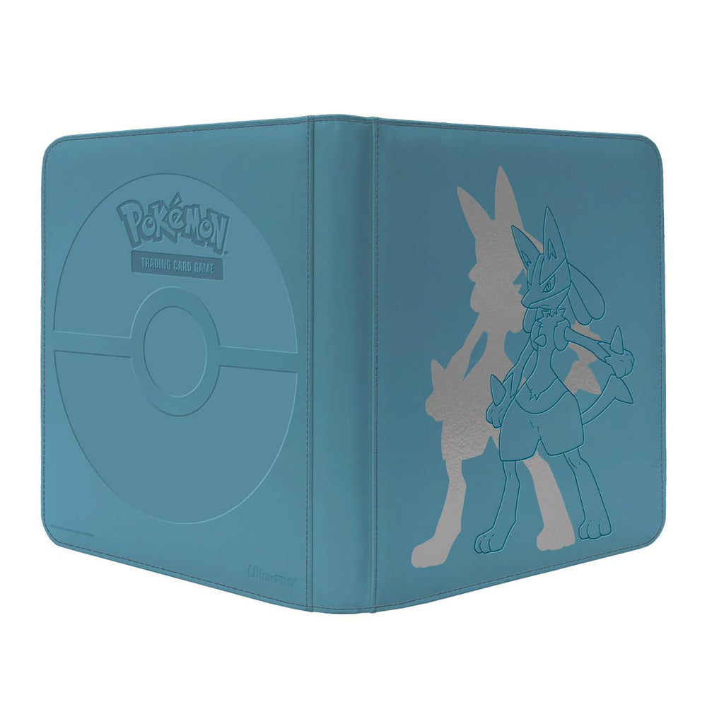 Ultra Pro Lucario 12-pocket binder front view with padded protection for cards