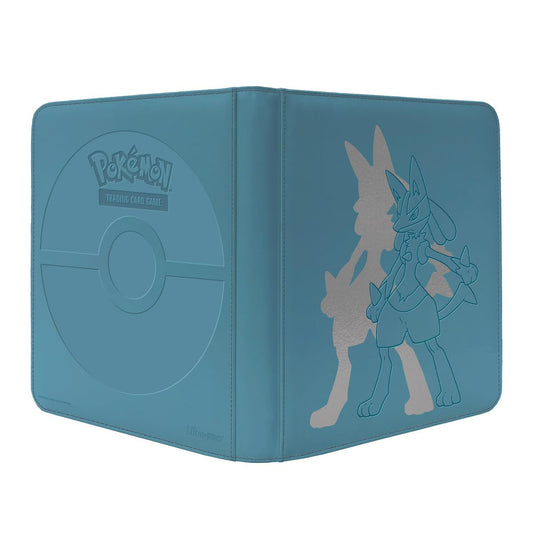 Ultra Pro Lucario 12-pocket binder front view with padded protection for cards