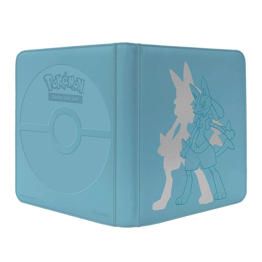 Ultra Pro Lucario binder side-loading pockets for safe card storage on the go