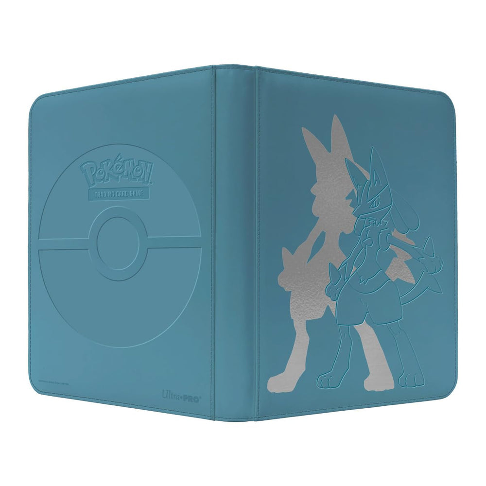 Ultra Pro Lucario 9-Pocket Binder front view with premium leatherette finish.
