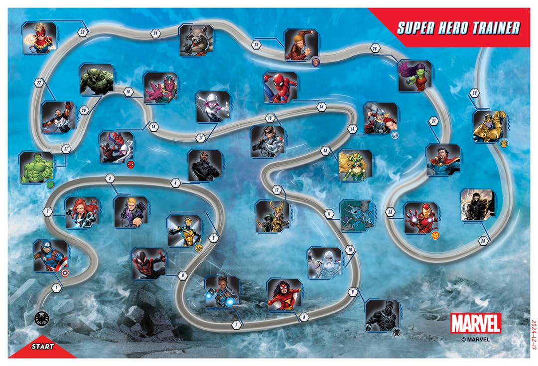 Token display area highlights collectible tokens and milestones