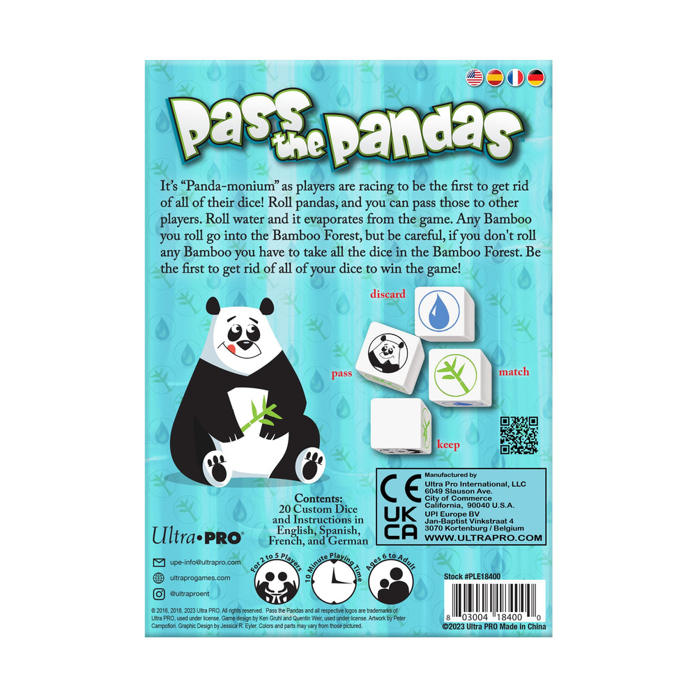 Ultra Pro Pass The Pandas action shot highlights rapid decision making