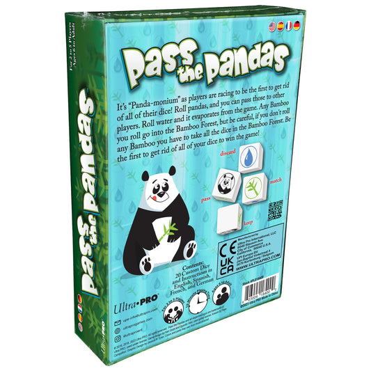 Ultra Pro Pass The Pandas panda tokens set up for strategic passes