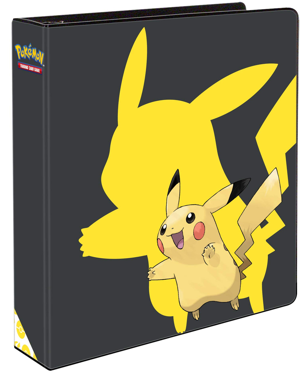 Ultra Pro Pikachu 3-ring D-rings enable secure organization and easy page flipping
