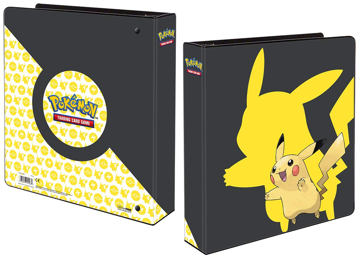 Ultra Pro Pikachu album cover art with bold colors for eye-catching storage