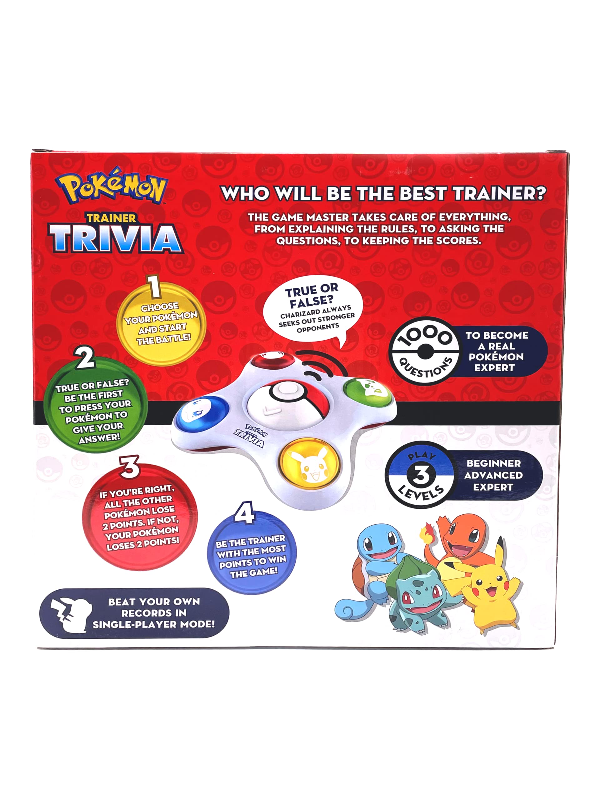 Ultra Pro Pokemon Trainer Trivia instruction manual helps new players.