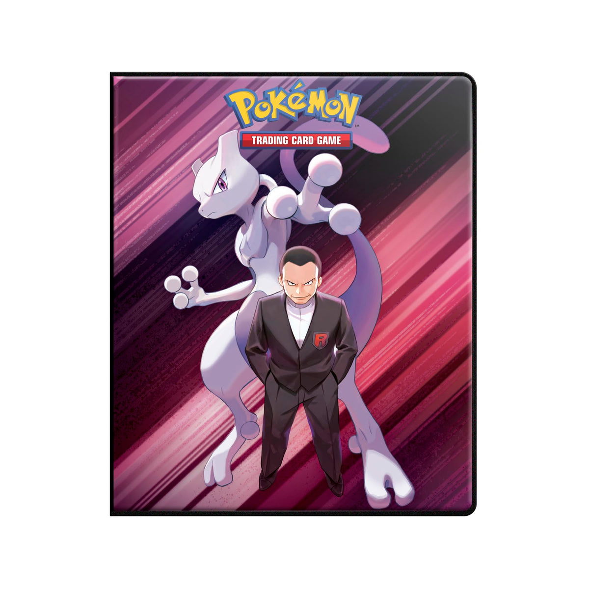 Ultra PRO Scarlet & Violet front cover with bold villain art for collectors.
