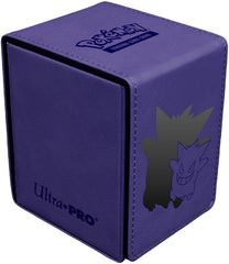 Ultra Pro UP Elite Gengar Alcove Flip Deck Box with debossed Gengar for stylish card storage