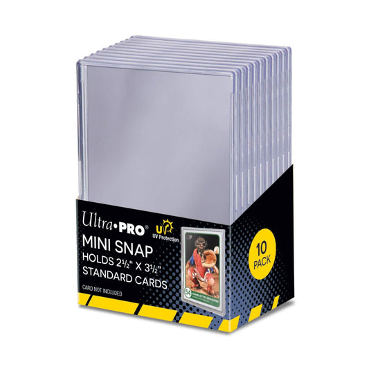 Ultra Pro UV Mini Snap Card Holder keeps cards protected from UV exposure during travel