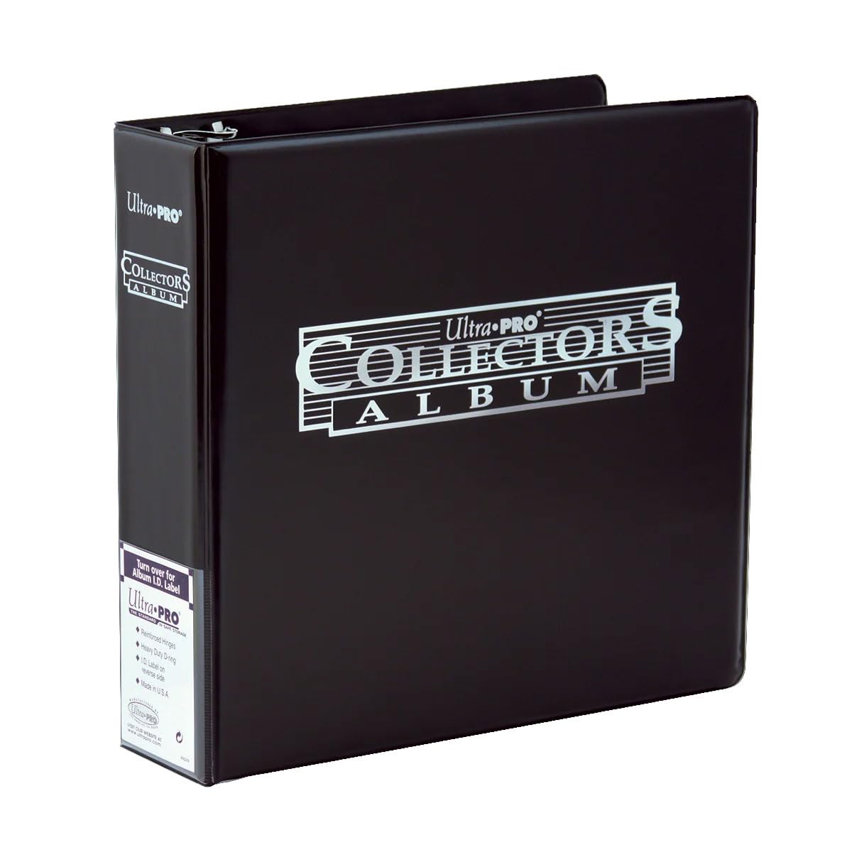 Ultrapro 3inch black collectors album cover with foil finish for premium protection