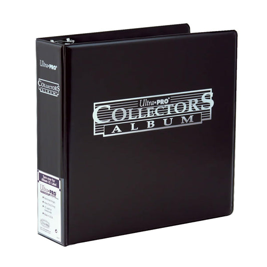 Ultrapro 3inch black collectors album cover with foil finish for premium protection