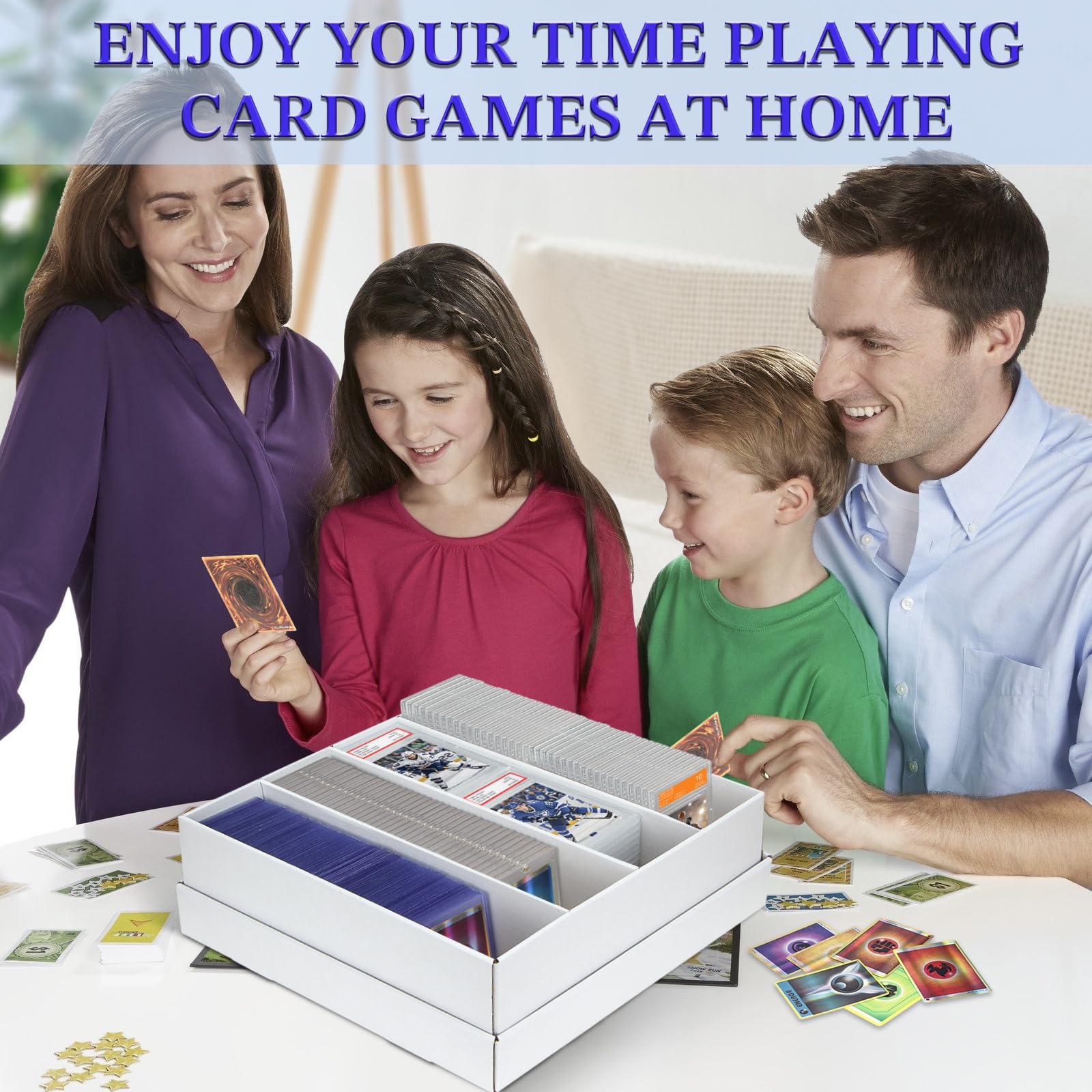 ULTRGEE high-capacity design supports growing trading card collections over time.